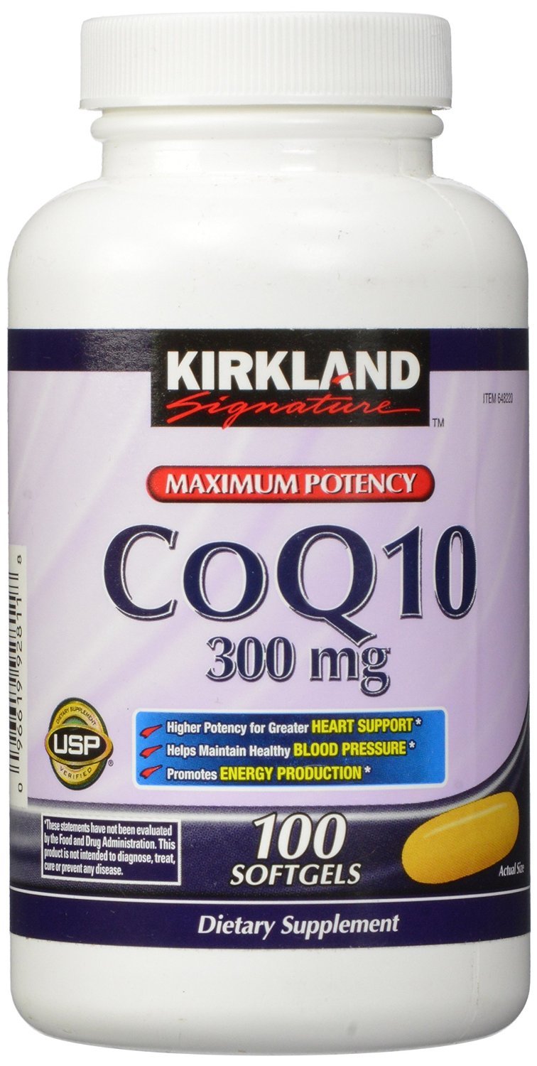 KIRKLAND CoQ10 Antioxidant Supplement 322g front view