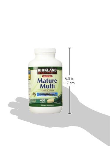 KIRKLAND Mature Multivitamin with Calcium 454g capsules
