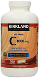 KIRKLAND Vitamin C 1000mg 500 Capsules front view