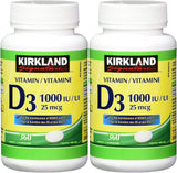KIRKLAND Vitamin D3 25 mcg tablets close-up