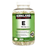 KIRKLAND Vitamin E 400 IU front view of the bottle