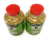 KIRKLAND Vitamin E 400 IU packaging side view