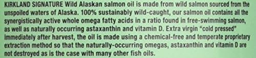 KIRKLAND Wild Alaskan Salmon Oil ingredients list