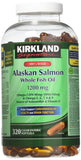 KIRKLAND Wild Alaskan Salmon Oil packaging details