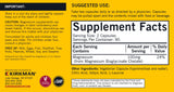 Kirkman Magnesium Glycinate Buffered Chelate 118g capsule bottle side view