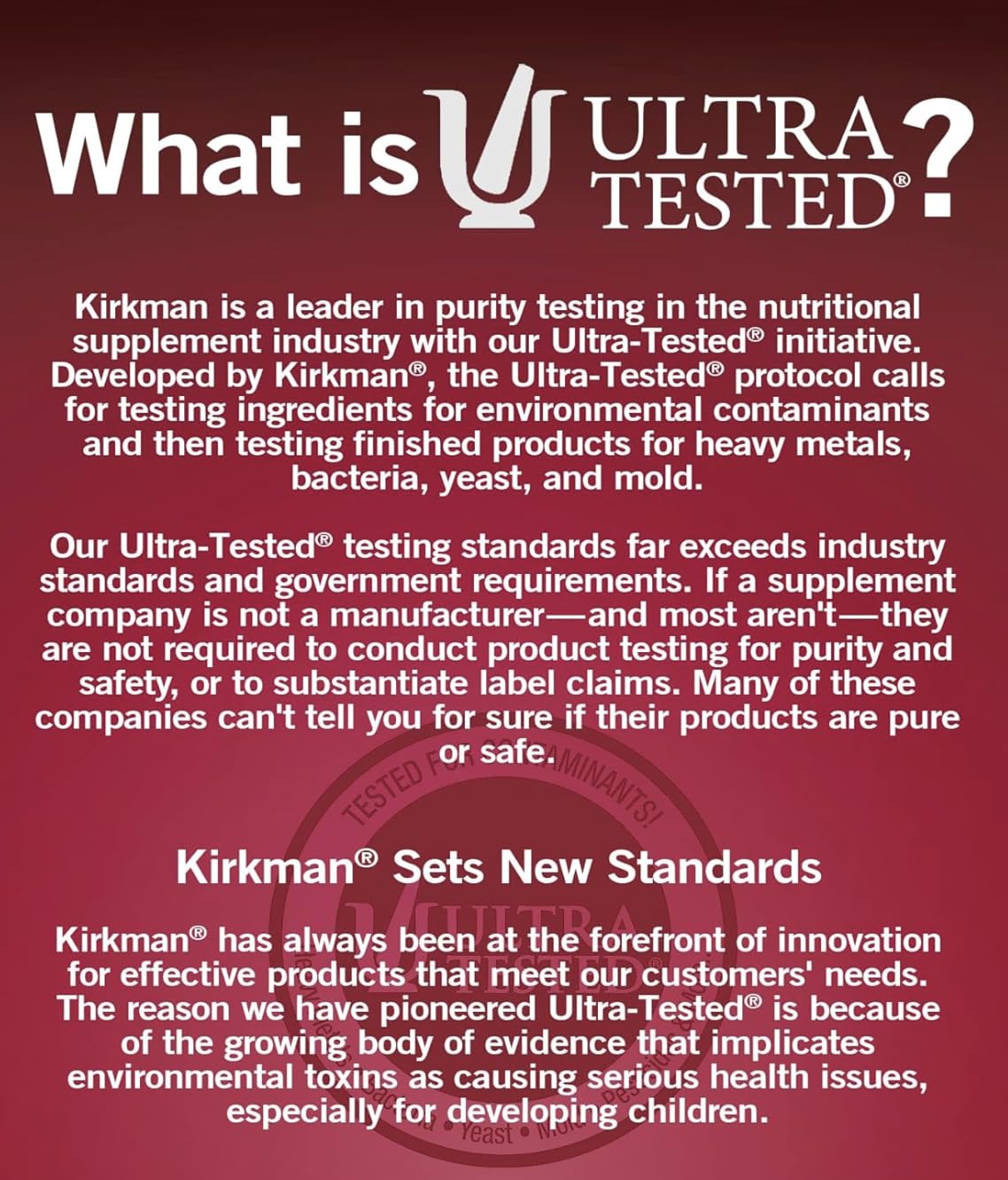 Kirkman Multi-Enzymes Supplement capsules in a hand