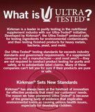Kirkman Multi-Enzymes Supplement capsules in a hand