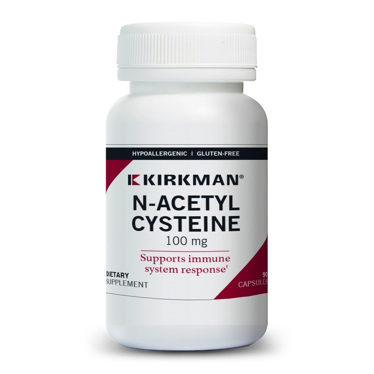 Kirkman NAC Supplement N-Acetyl Cysteine 100mg bottle front view