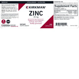 Kirkman Zinc Capsules bottle with label