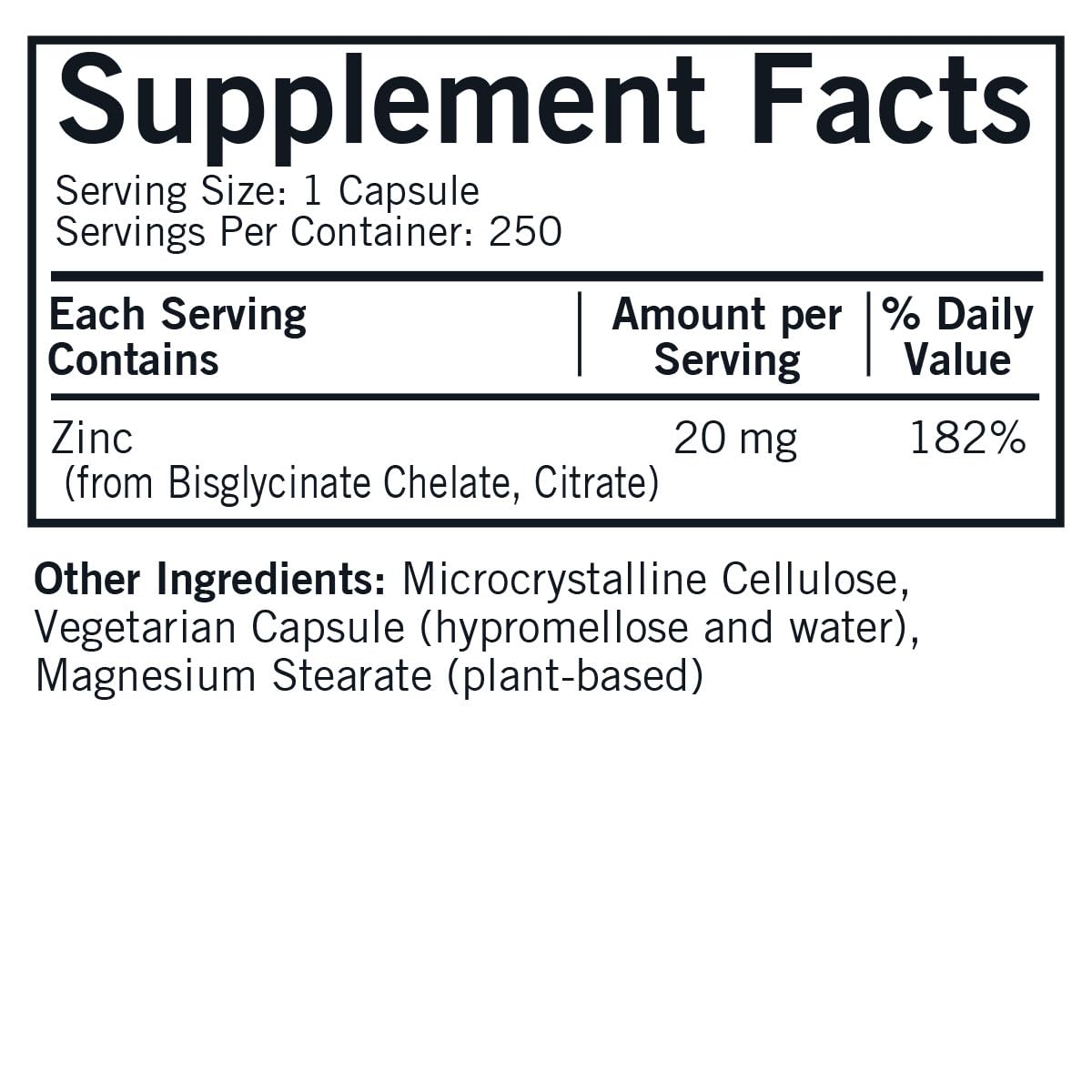 Kirkman Zinc Capsules side view