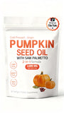 KITABIO Pumpkin Seed Oil & Saw Palmetto softgels front view