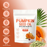 KITABIO Pumpkin Seed Oil & Saw Palmetto softgels with packaging