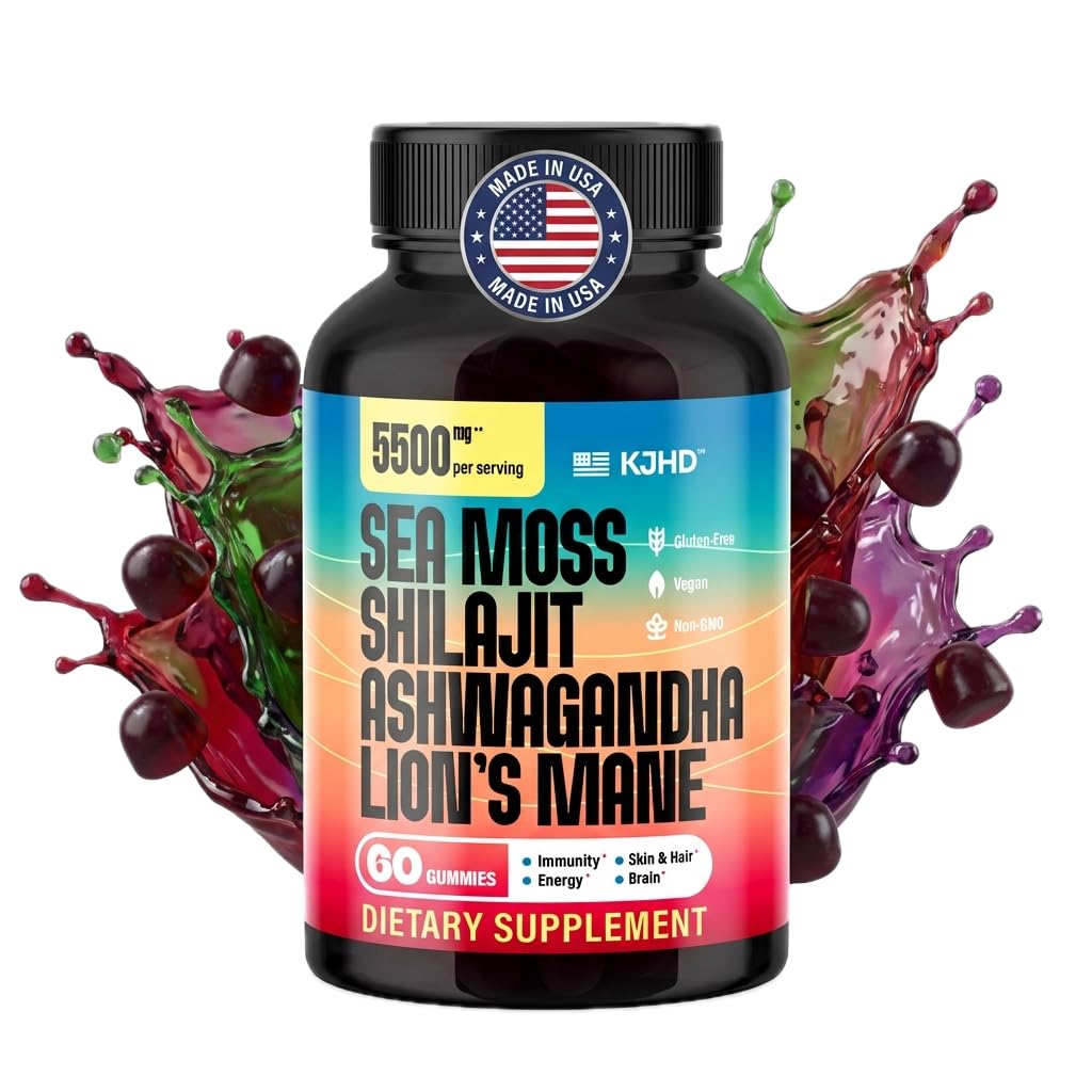KJHD Shilajit Supplement front view with packaging