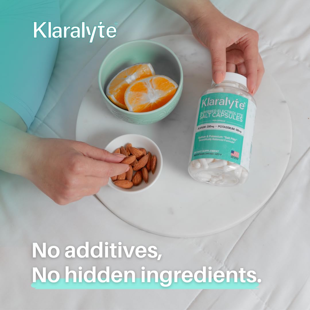 KLARALYTE Electrolyte Capsules vegetarian capsule close-up