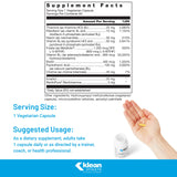 Klean Athlete B-Complex Vitamin Supplement side view