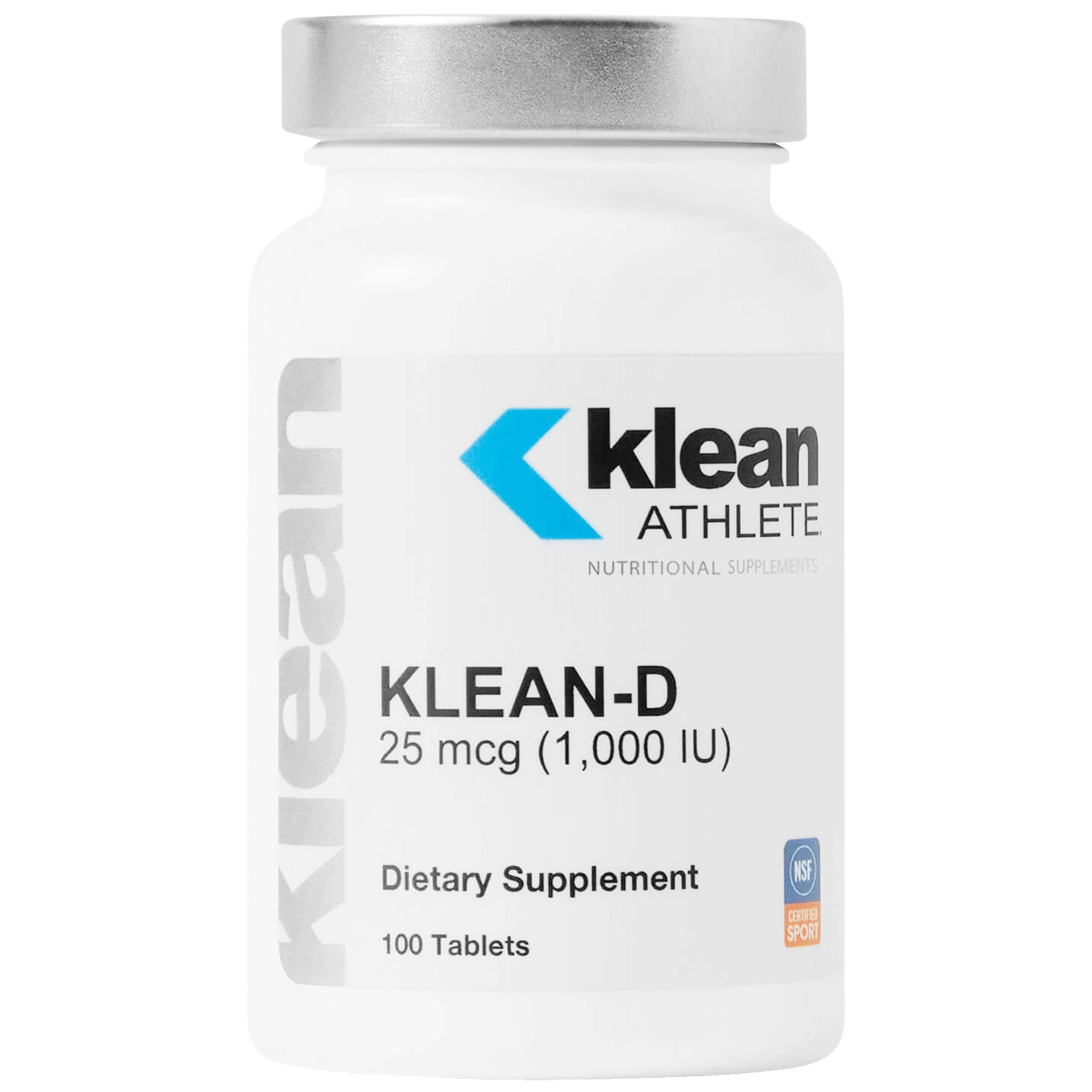 Klean Athlete Klean-D Vitamin D3 Supplement front view