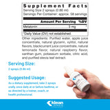 Klean Athlete Melatonin Liquid Spray 3mg Raspberry Lemonade side view