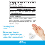 Klean Athlete Vitamin D3 tablets side view with label