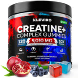 KLEVIRO Creatine Gummies 5g Blueberry & Pomegranate front view