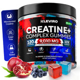 KLEVIRO Creatine Gummies showing serving size and texture