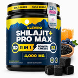 KLEVIRO Pure Himalayan Shilajit Gold Gummies front view with packaging