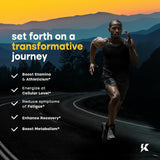 KLEVIRO Shilajit Gummies showing the texture and colour of the gummies