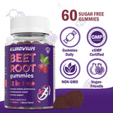 Klinovium Beetroot Gummies bottle side view