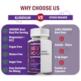 Klinovium Beetroot Gummies gummies in hand