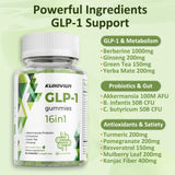 Klinovium GLP-1 Gummies with fresh fruits