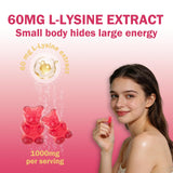 Klinovium L-Lysine Gummies nutritional information label