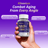 Klinovium NAD+ Gummies blueberry flavour close-up