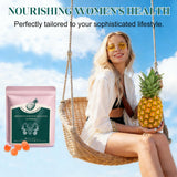 KLKIT Premium Feminine Balance Gummies with fresh pineapple