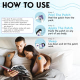 Klova Sleep Patches showing individual patch design
