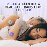 Klova ZSleep Patches back view showing usage instructions