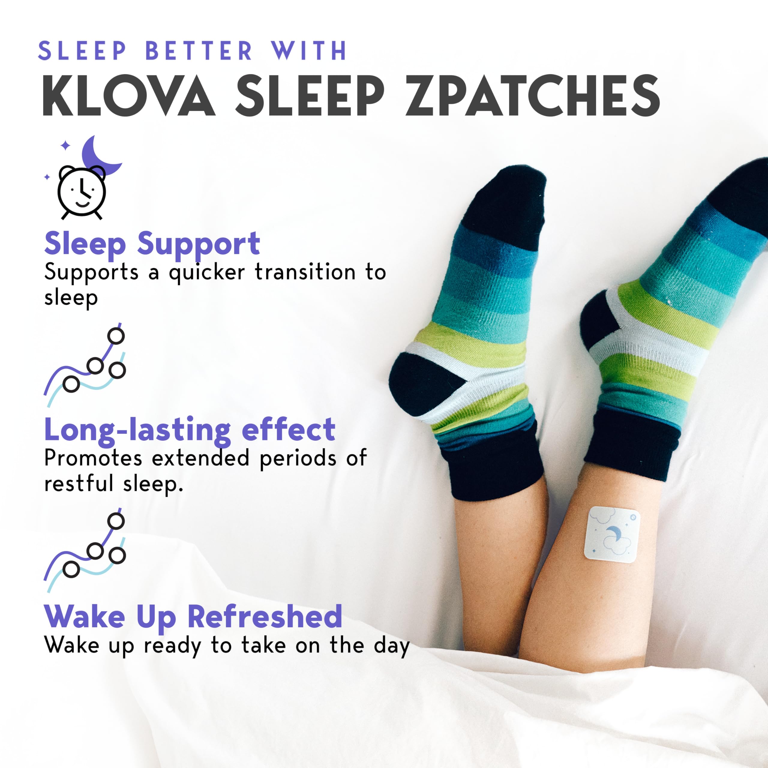 Klova ZSleep Patches with natural ingredients