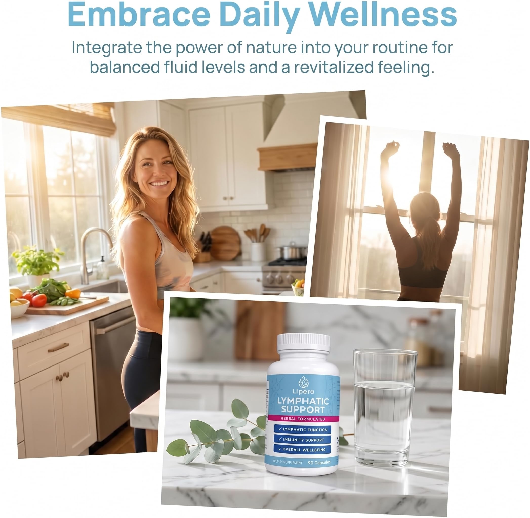 KLUNIZ Lipera Lymphatic Capsules in a lifestyle setting
