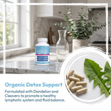 KLUNIZ Lipera Lymphatic Capsules opened bottle with capsules