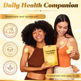 KMLWXD 5-HTP Mood Support Patches in use on skin