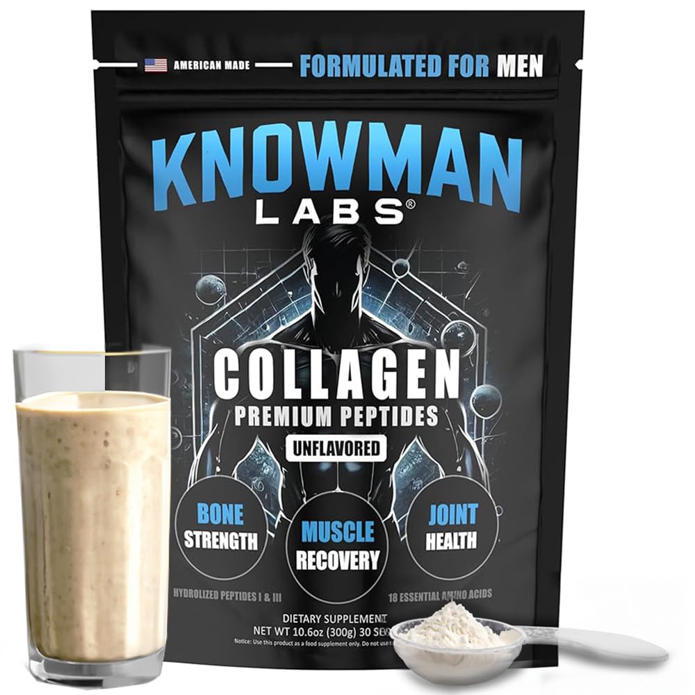 Knowman Labs Collagen Supplement front view packaging