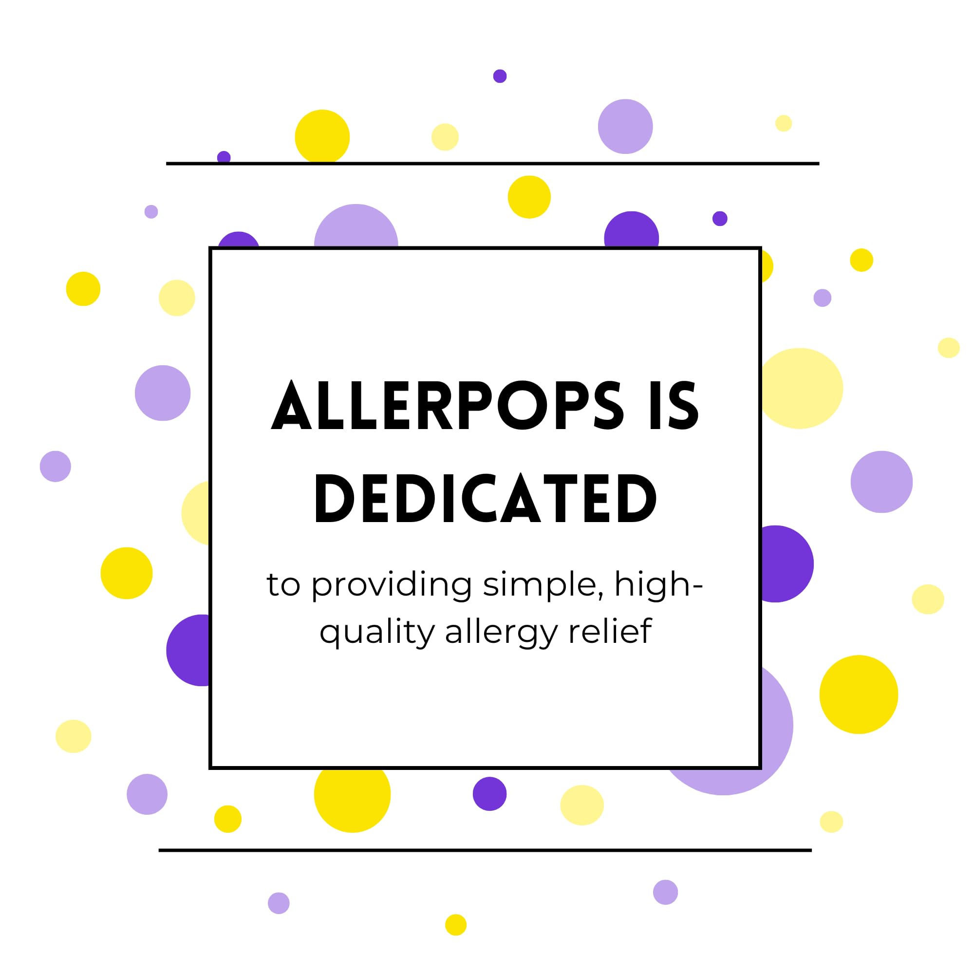 Knoze Jr AllerPops back of packaging with usage instructions