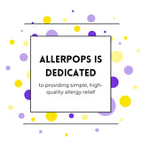 Knoze Jr AllerPops back of packaging with usage instructions