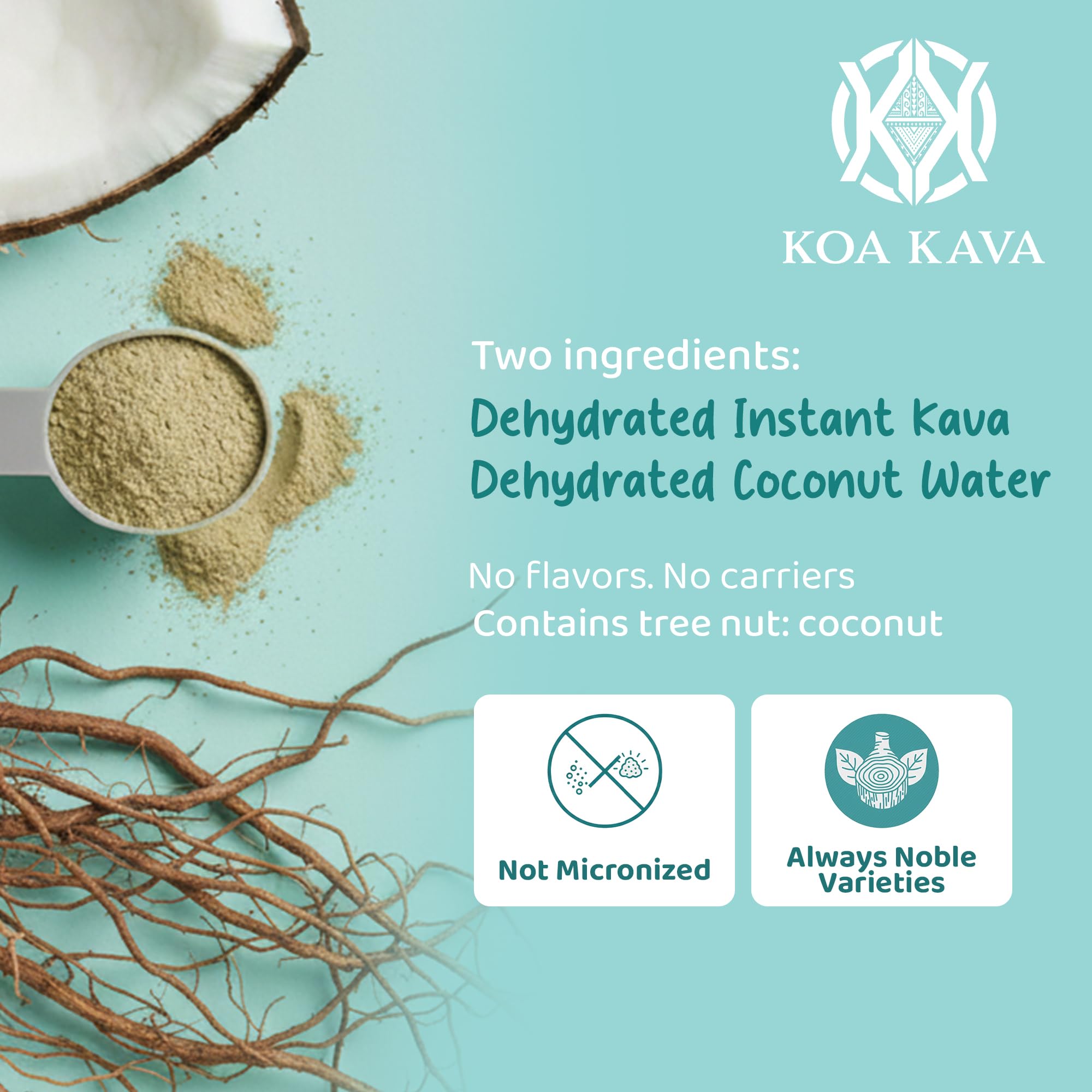 Koa Kava Instant Kava Drink Mix 56g packaging