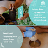 Koa Kava Instant Kava Drink Mix in a glass