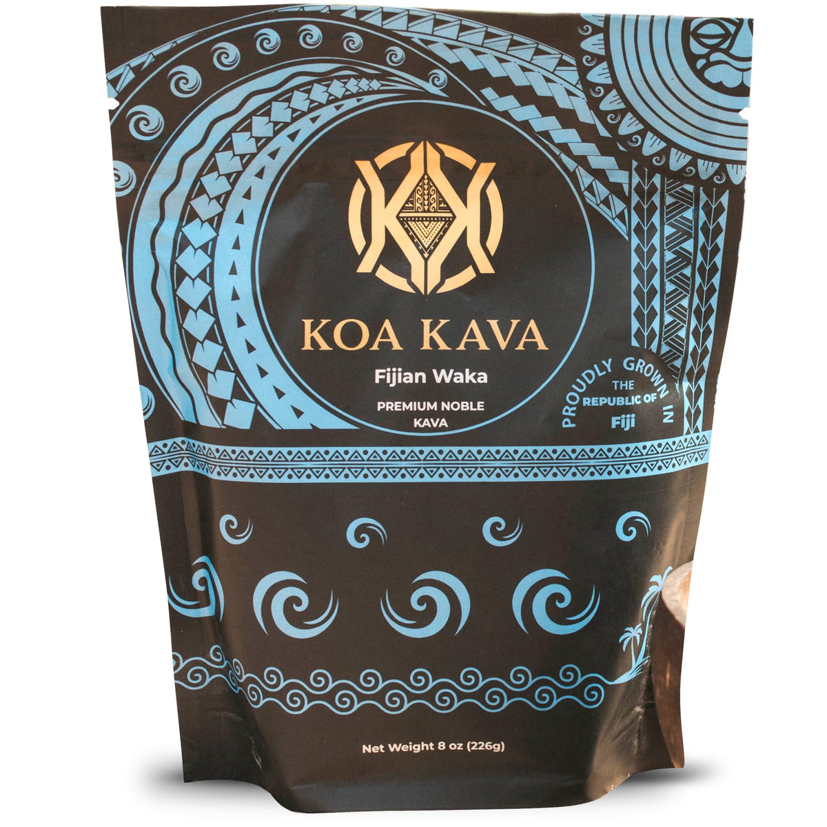 Koa Kava Kava Powder Medium Grind 227g front view