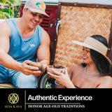 Koa Kava Pure Noble Waka Kava Powder in a glass of water