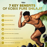Kobix Nutrition Pure Himalayan Shilajit 109g side view