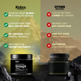 Kobix Nutrition Pure Himalayan Shilajit 109g with measuring scoop