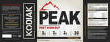 Kodiak Supplements BCAA 348g packaging with serving suggestion