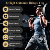 Koloskiy Shilajit Gummies in a bowl with fresh fruits