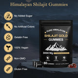 Koloskiy Shilajit Gummies on a wooden table